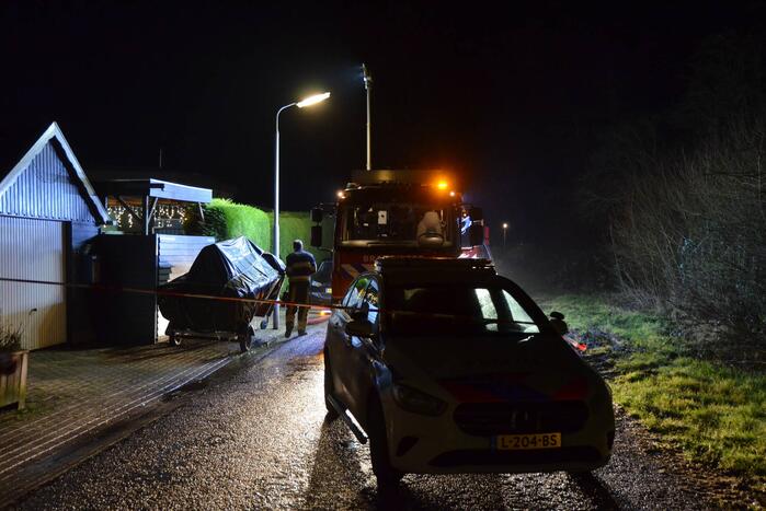 Brand aan boord van woonboot