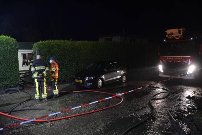 Brand aan boord van woonboot