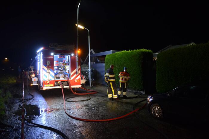 Brand aan boord van woonboot