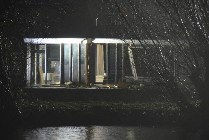 Brand aan boord van woonboot