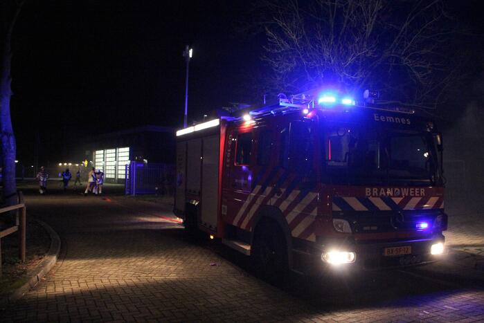 Veel rook en vuur bij jongerencentrum