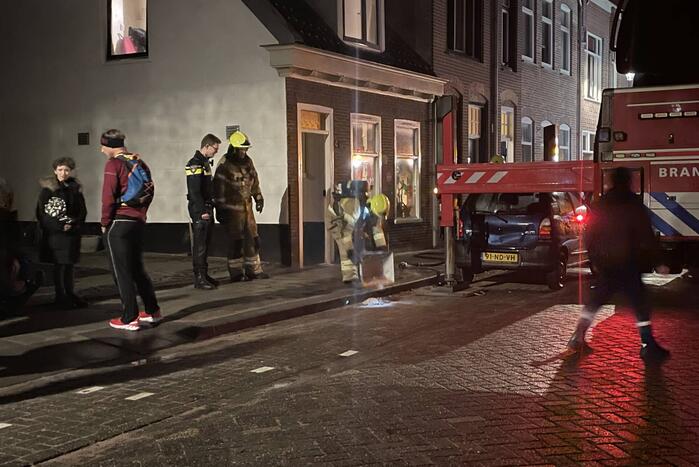 Brand in schoorsteen van woning snel geblust