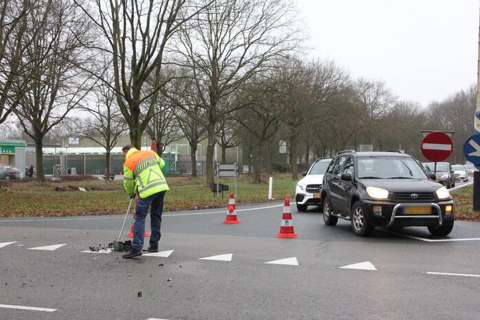 Range Rover flink beschadigd bij aanrijding