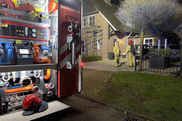 Brandweer ingezet na storing in pelletkachel