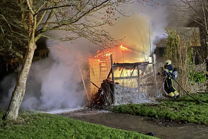 Wederom brand in dezelfde schuur