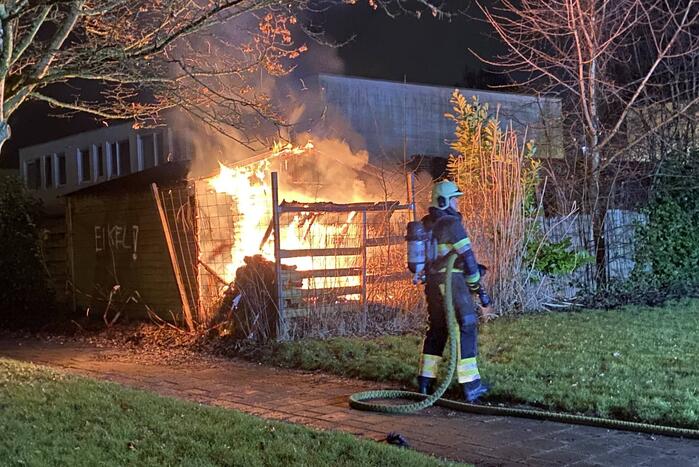 Wederom brand in dezelfde schuur