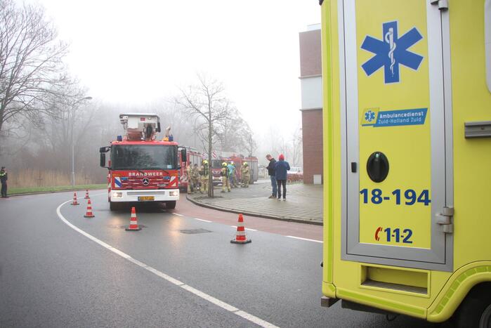 Brandweer ingezet voor rookontwikkeling Syndion woonlocatie