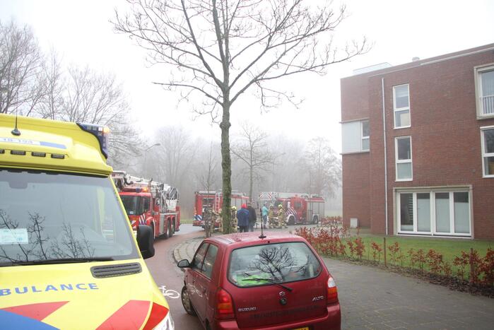 Brandweer ingezet voor rookontwikkeling Syndion woonlocatie