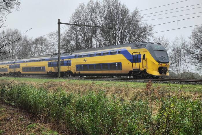 Treinverkeer gestremd na aanrijding
