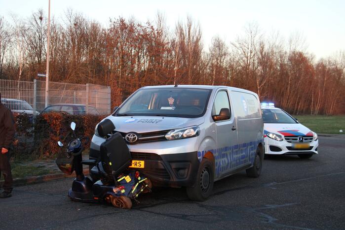 Persoon op scootmobiel gewond na ongeval