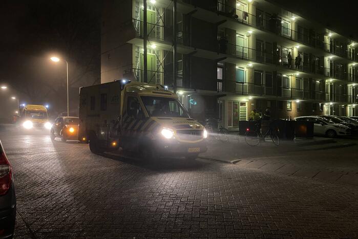 Persoon gewond bij brand in woning