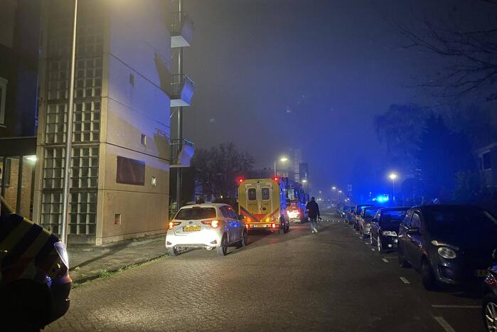 Persoon gewond bij brand in woning