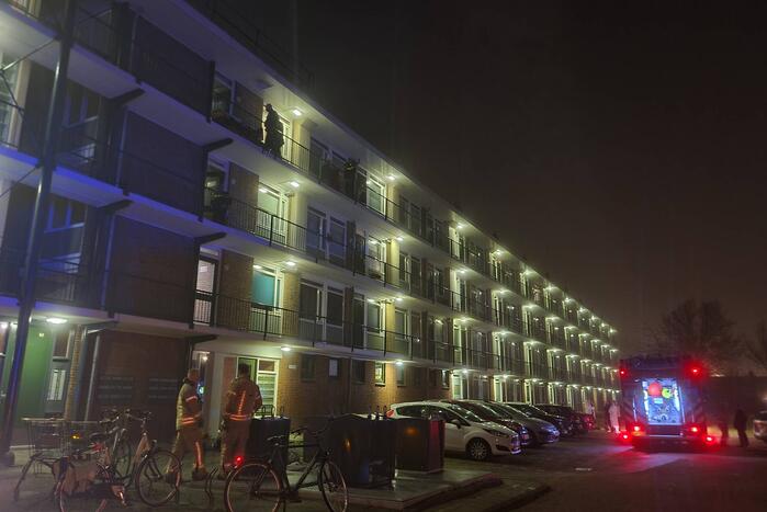 Persoon gewond bij brand in woning