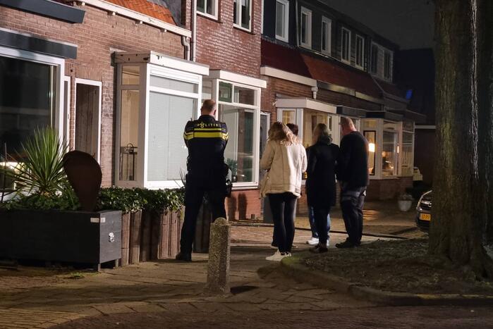 Brand in badkamer van woning