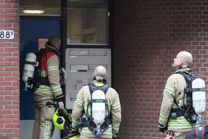 Metingen verricht na mogelijke brand