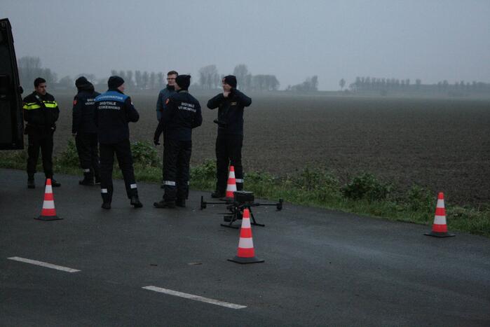 Droneteam zoekt naar vermiste vrouw