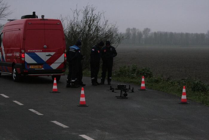 Droneteam zoekt naar vermiste vrouw