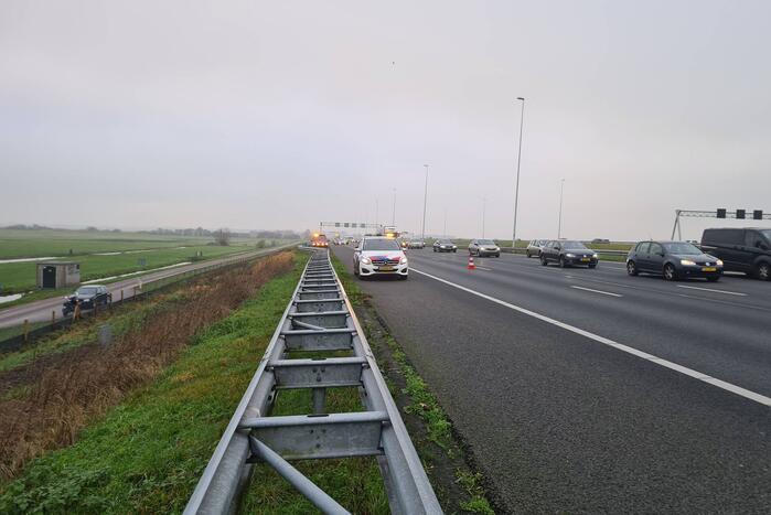 Schade bij ongeval op snelweg