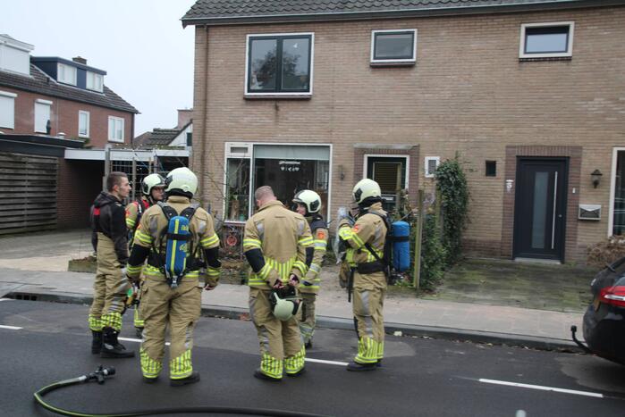 Brandweer ingezet voor gaslekkage