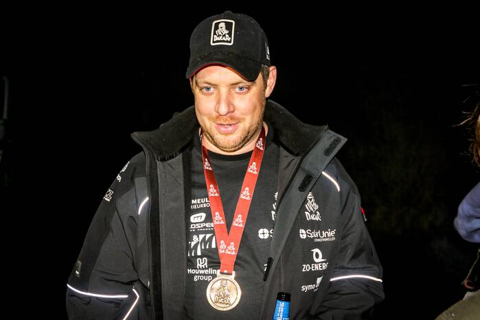 Jeffrey Otten thuis onthaald na Dakar rally