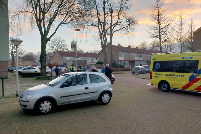 Botsing tussen twee auto's