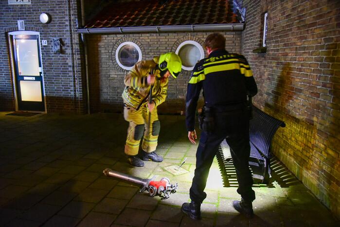 Schoorsteenbrand in woning