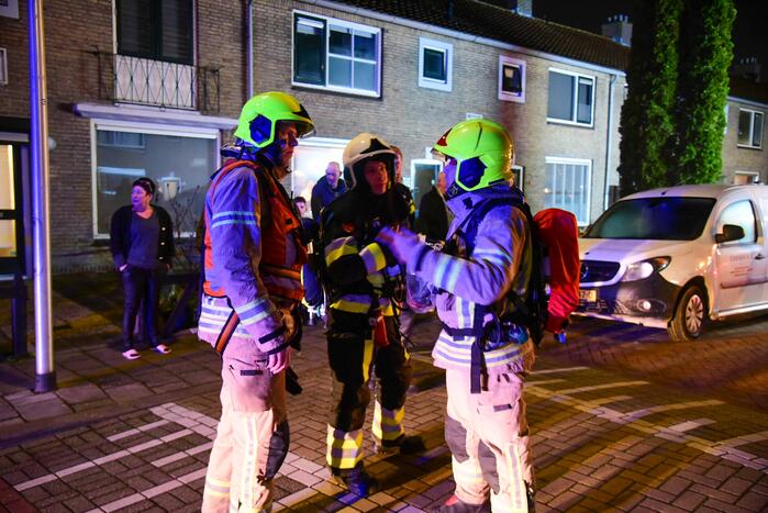 Schoorsteenbrand in woning