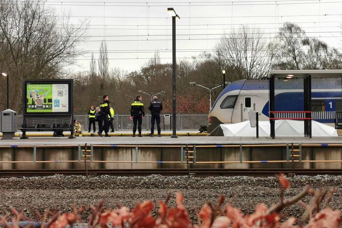 Trein botst met persoon bij NS-station