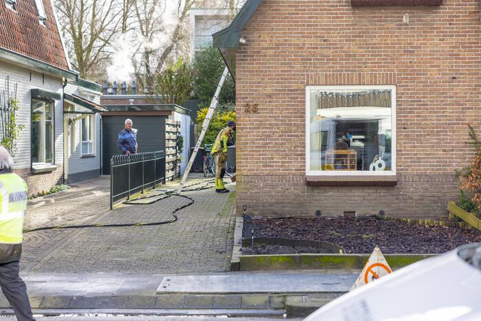 Straat afgesloten vanwege gaslekkage