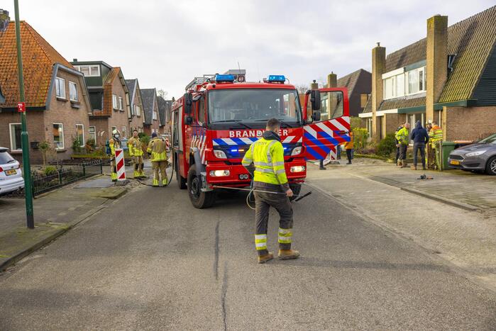 Straat afgesloten vanwege gaslekkage