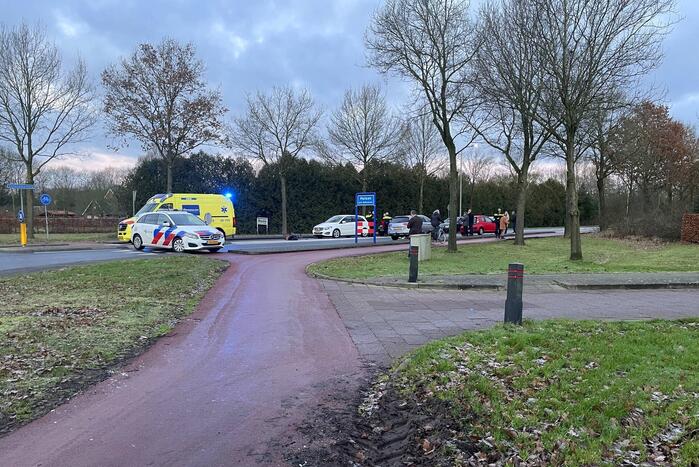 Fietser gewond bij aanrijding met auto