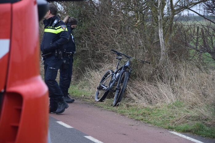 Brandweer houdt zoekactie na aantreffen mountainbike