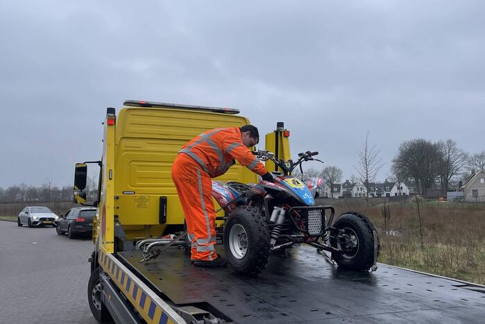 Twee personen gewond na ongeval met quad