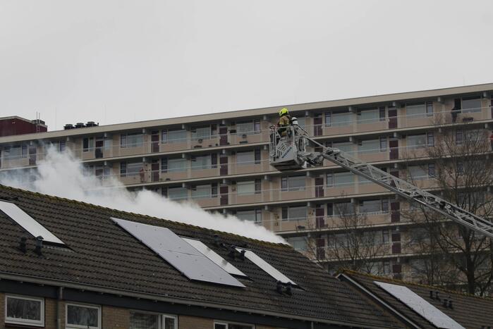 Uitslaande brand in woning