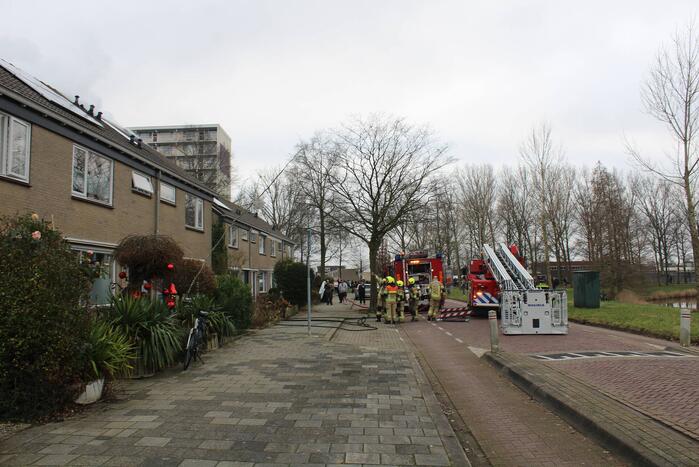 Uitslaande brand in woning