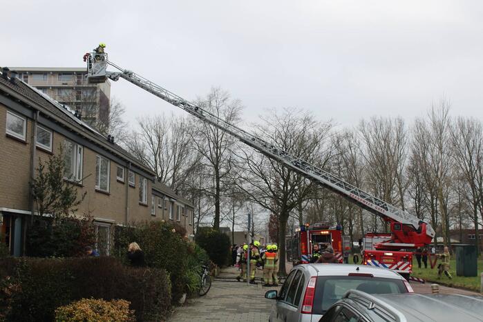 Uitslaande brand in woning