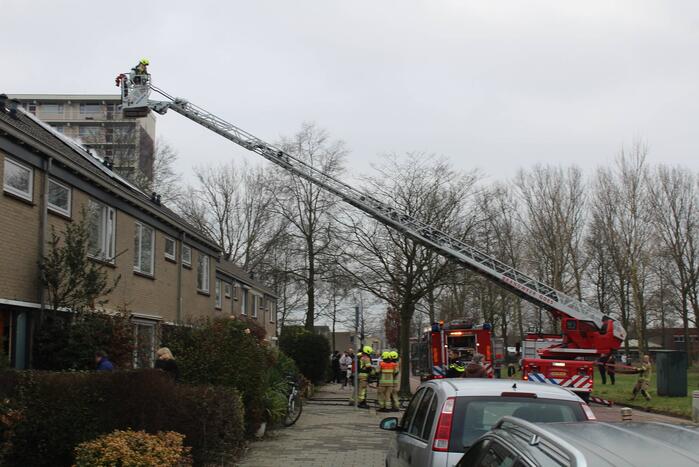 Uitslaande brand in woning