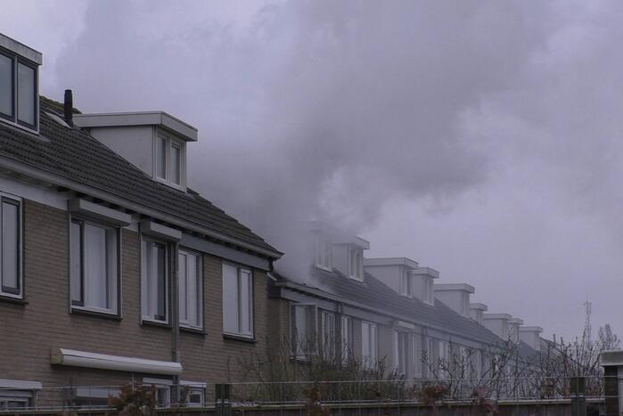 Uitslaande brand in woning