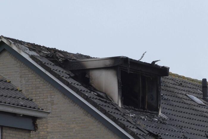 Uitslaande brand in woning