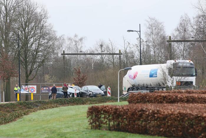 Twee voertuigen betrokken bij aanrijding