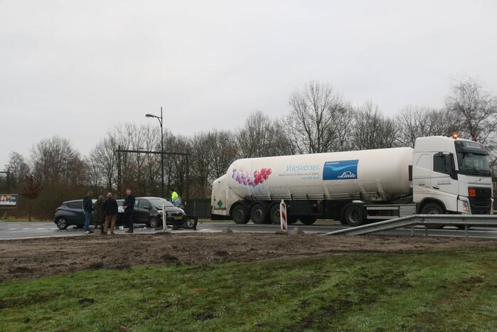 Twee voertuigen betrokken bij aanrijding