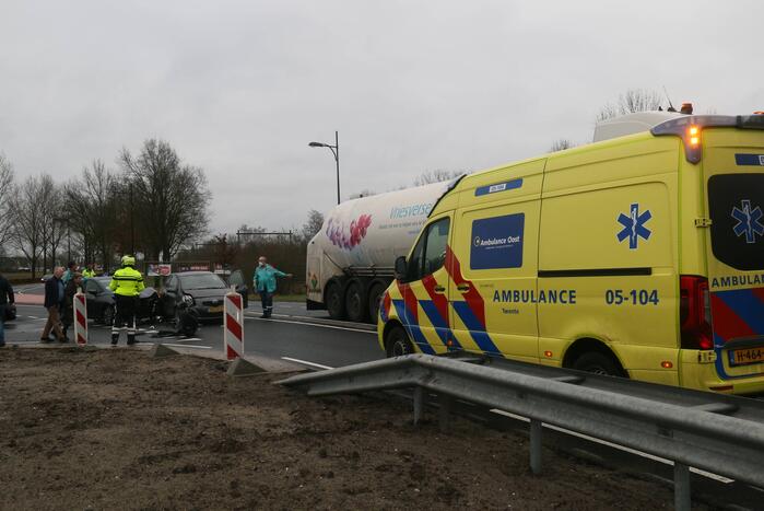 Twee voertuigen betrokken bij aanrijding