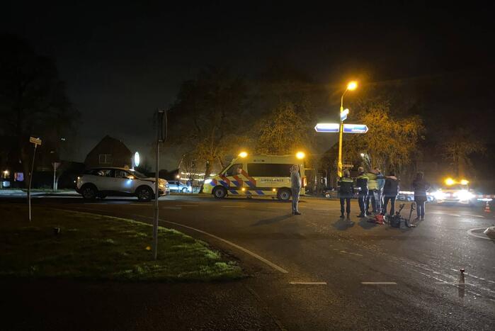 Politie zet kruispunt af door ernstig ongeval