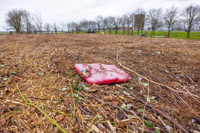 Kaalslag in beruchte bosgebied carpoolplaats Bunschoten
