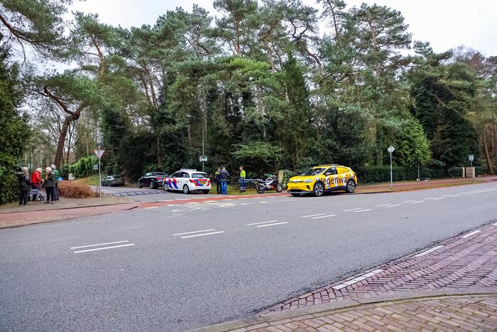 Aanrijding tussen motor en auto