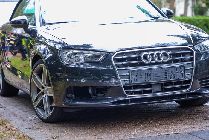 Aanrijding tussen motor en auto