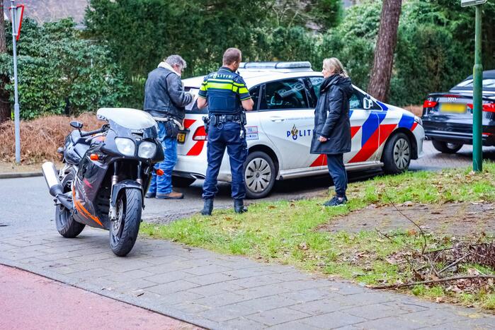 Aanrijding tussen motor en auto