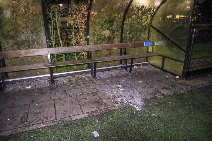 Schade na brand in container bij voetbalvereniging