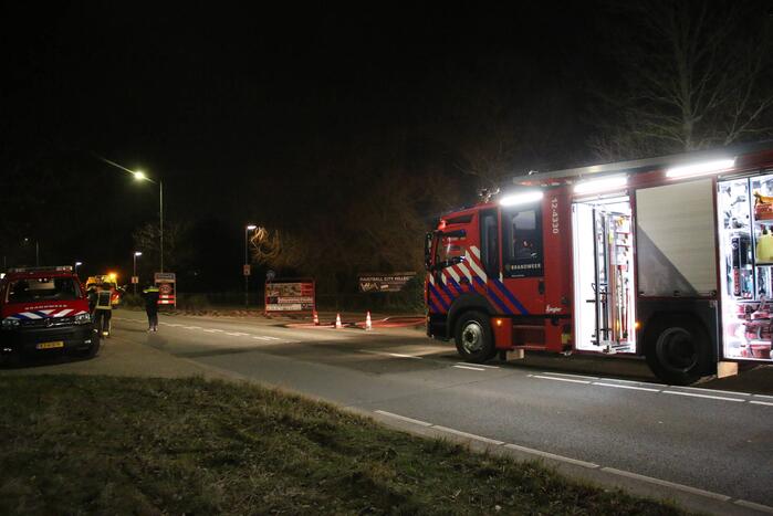 Grote uitslaande brand in bedrijfspand
