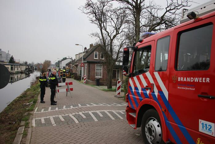 Gasleiding geraakt bij graafwerkzaamheden